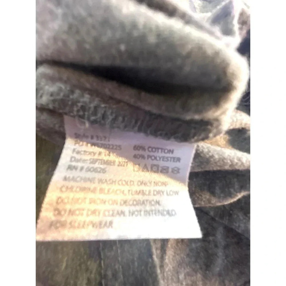 Rabbit Skins Toddler Girls Graphic Camo Tee Gray/Green Size 3 - Picture 5 of 6